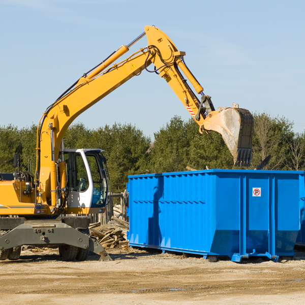 what happens if the residential dumpster is damaged or stolen during rental in Cross Roads TX